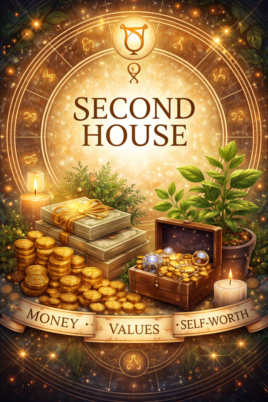 The Second House in Astrology: Wealth, Worth, and What You Value